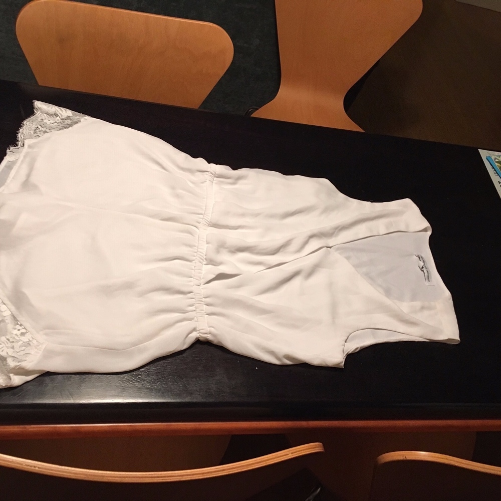 Cupcakes and Cashmere White Jumpsuit, Size Small